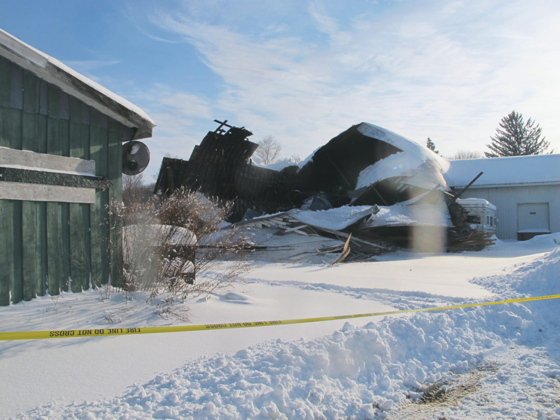 Snow Likely Culprit In Roof Collapse Of Former Falconer Agway News